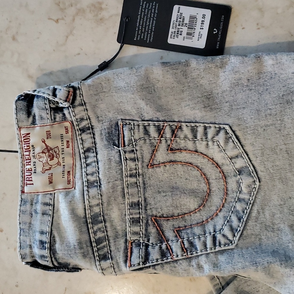 True Religion Jennie Jeans Size 26